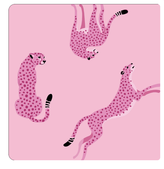 Leopard Mahjong Mat