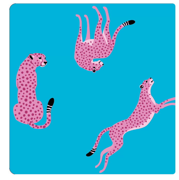 Leopard Mahjong Mat, additional view
