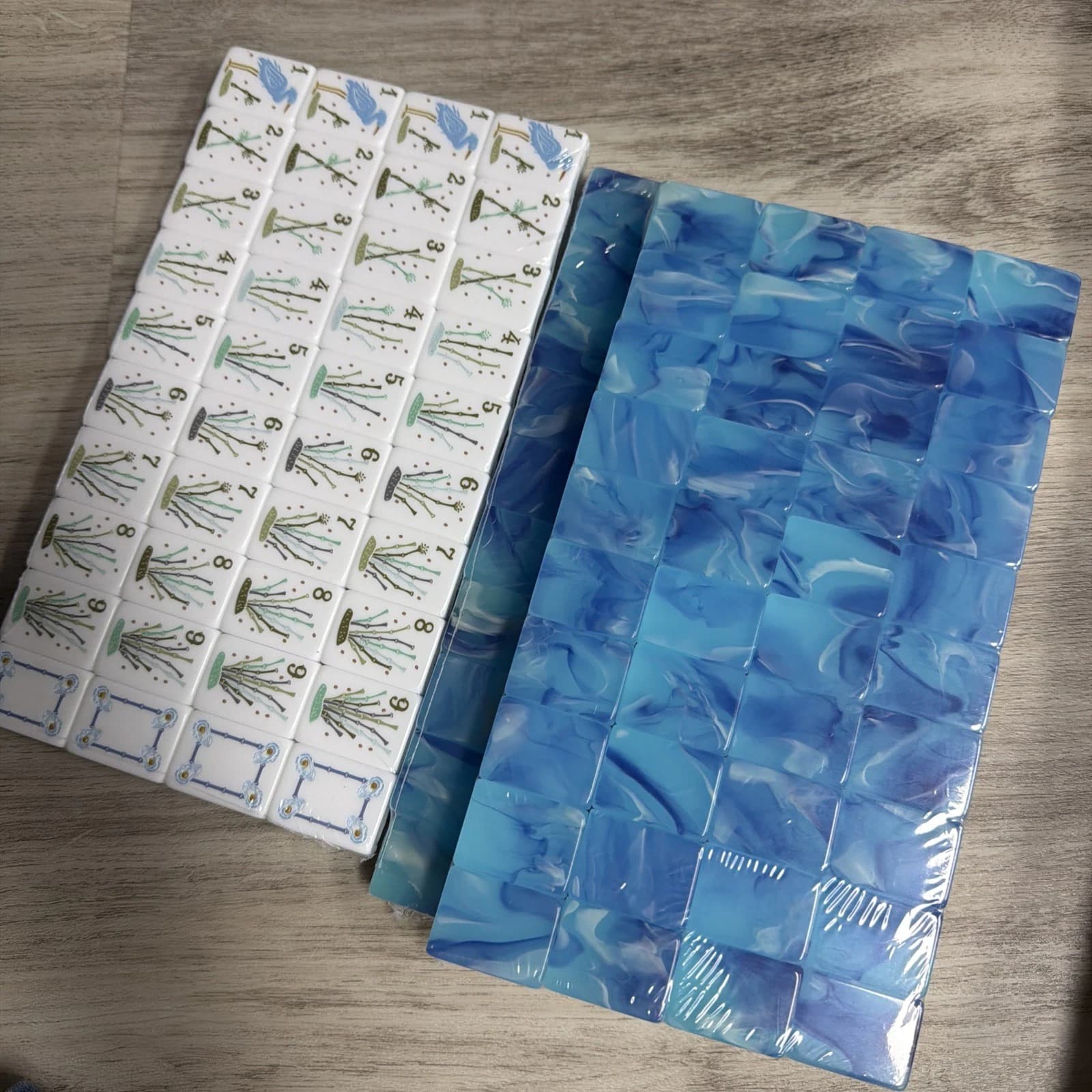 Blue Ocean Marble Tile Set, additional view