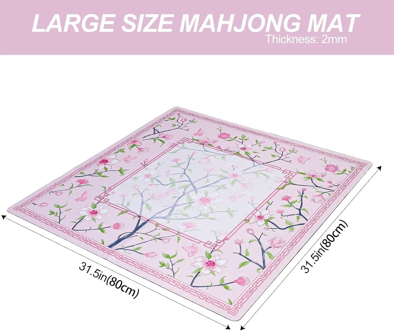 Branches with Pink Flowers playing mat, additional view