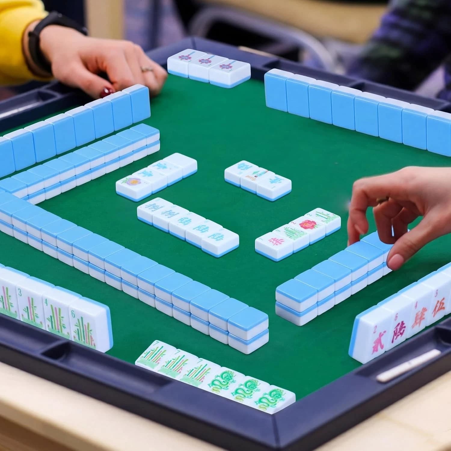 Peacock Mahjong Tile Set, additional view