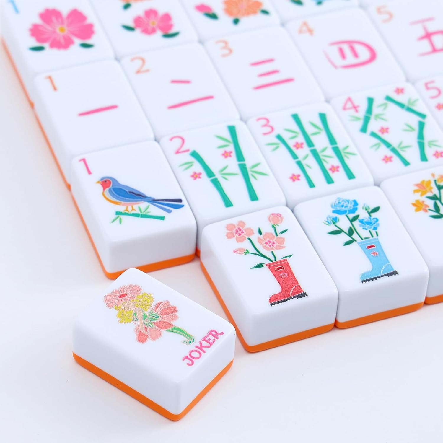 Spring Blooming Tile Set - Orange (2-layer), additional view
