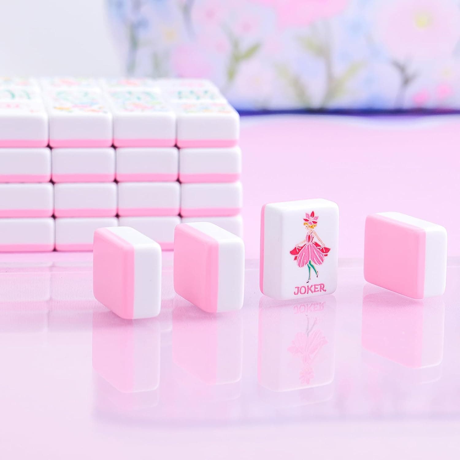 Spring Blooming Tile Set - Pink (2-layer), additional view