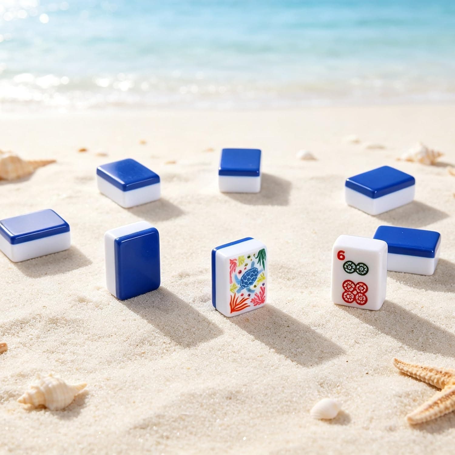 Ocean-Themed Tile Set - Blue, additional view