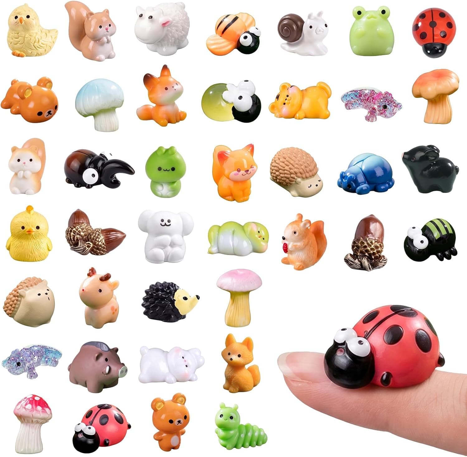 40 Forest Animal Mahjong Trinkets