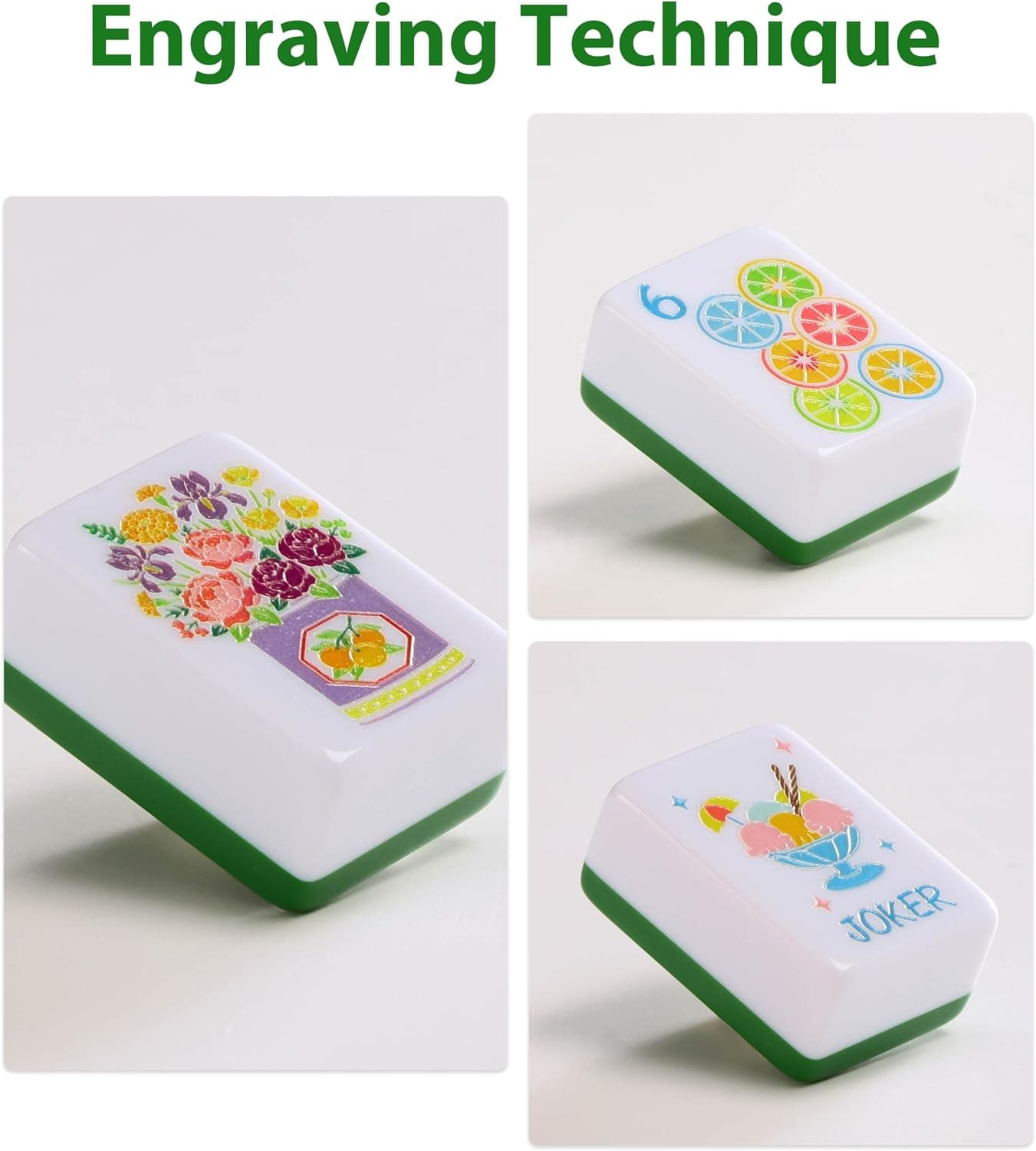 Lemon-Themed Tile Set - Green, additional view