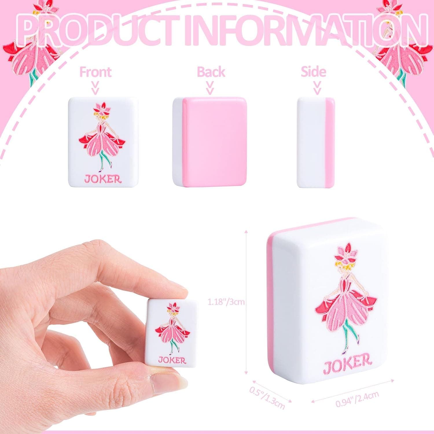 Spring Blooming Tile Set - Pink (2-layer), additional view