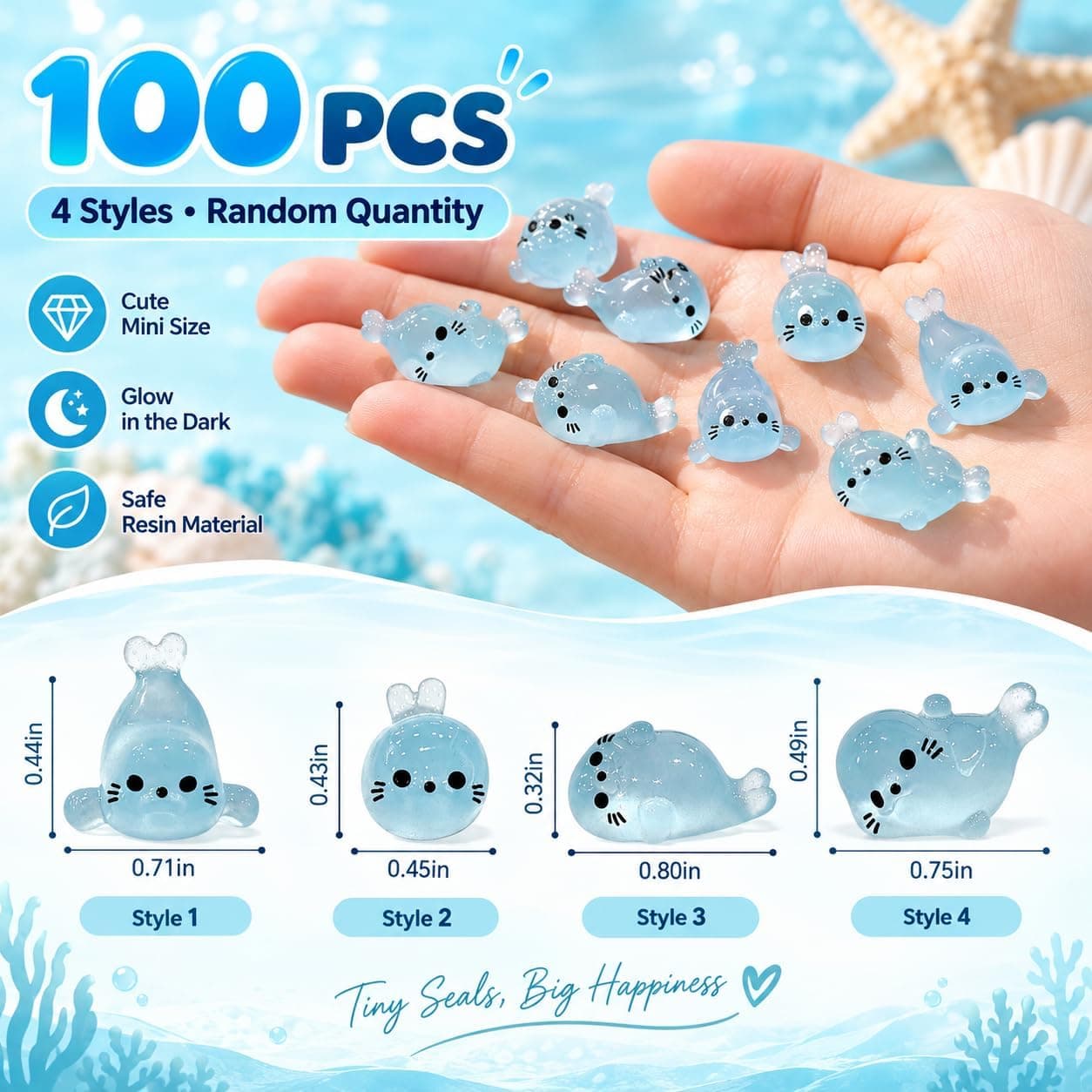 Winter Seal Trinkets, additional view