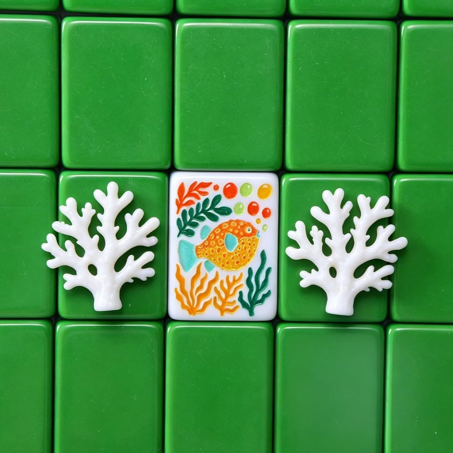 Ocean-Themed Tile Set - Green, additional view