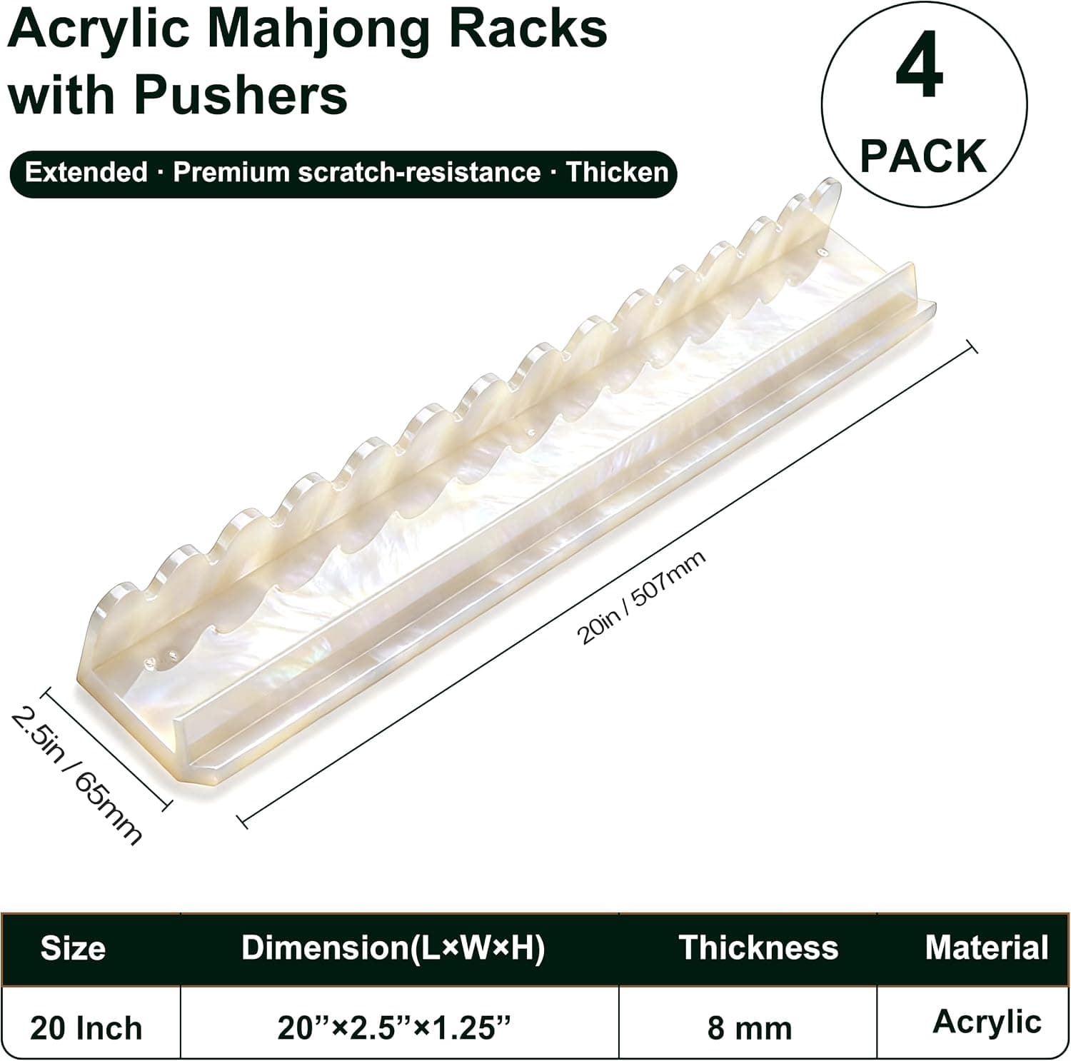 Shell Beige racks, additional view