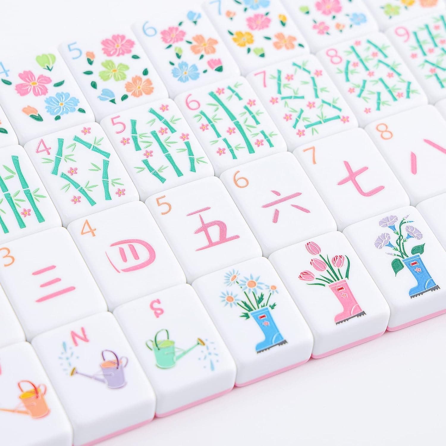 Spring Blooming Tile Set - Pink (2-layer), additional view