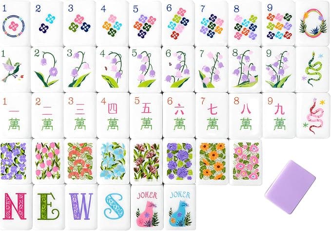 Charleston Garden Mahjong Tile Set