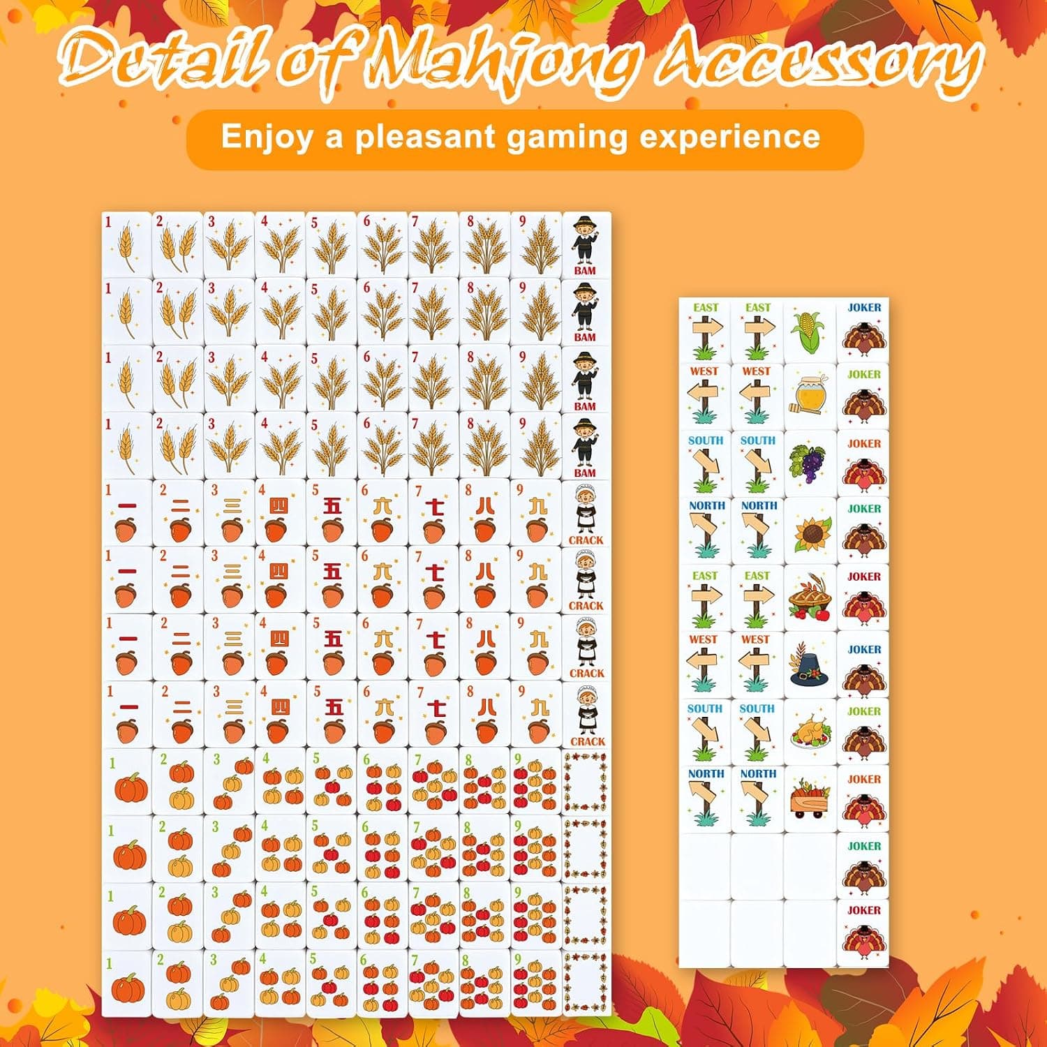 Thanksgiving Characters Tile Set, additional view