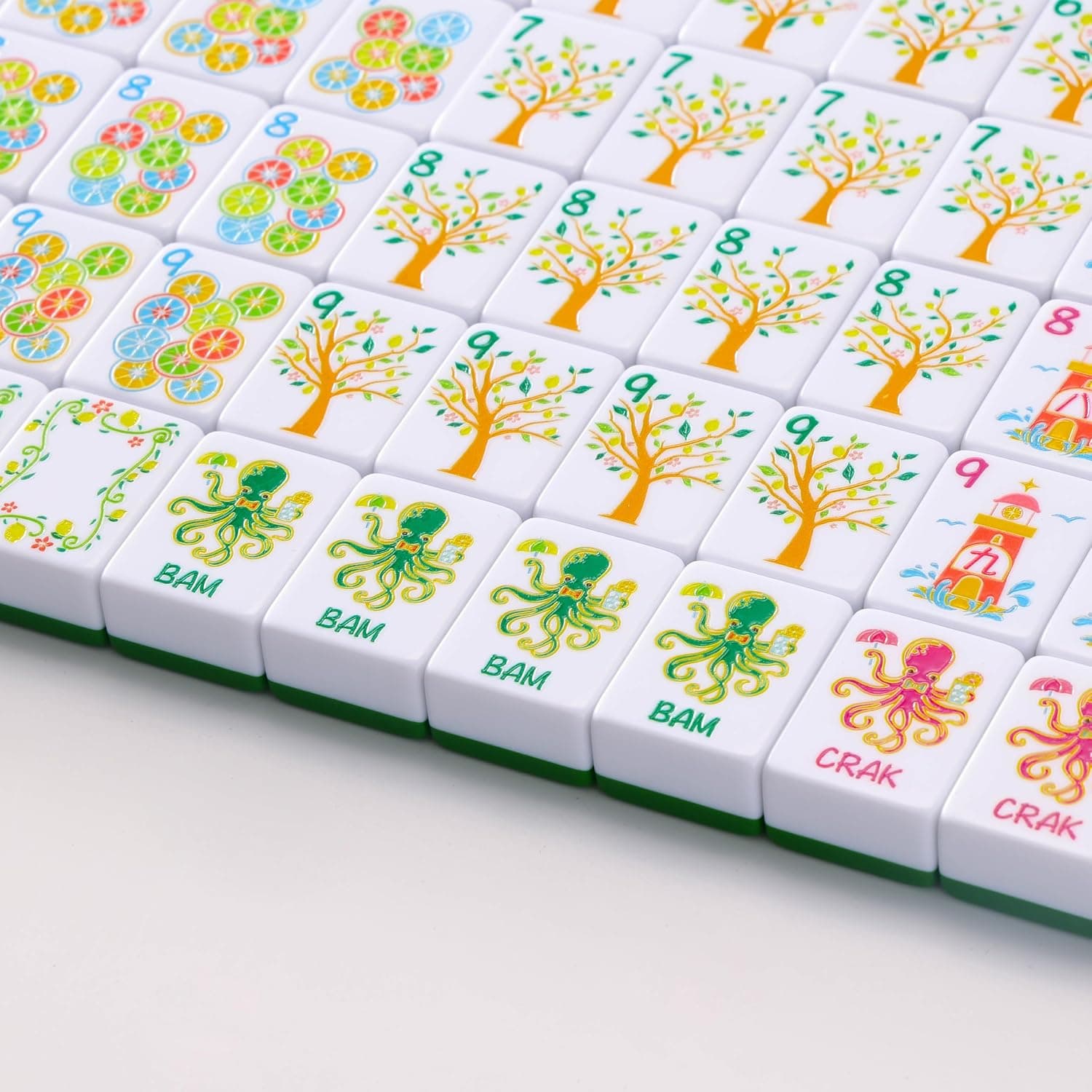Lemon-Themed Tile Set - Green, additional view