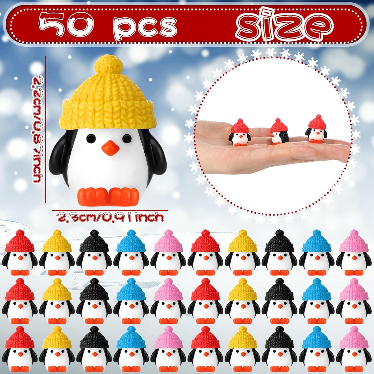Winter Penguin Trinkets, additional view