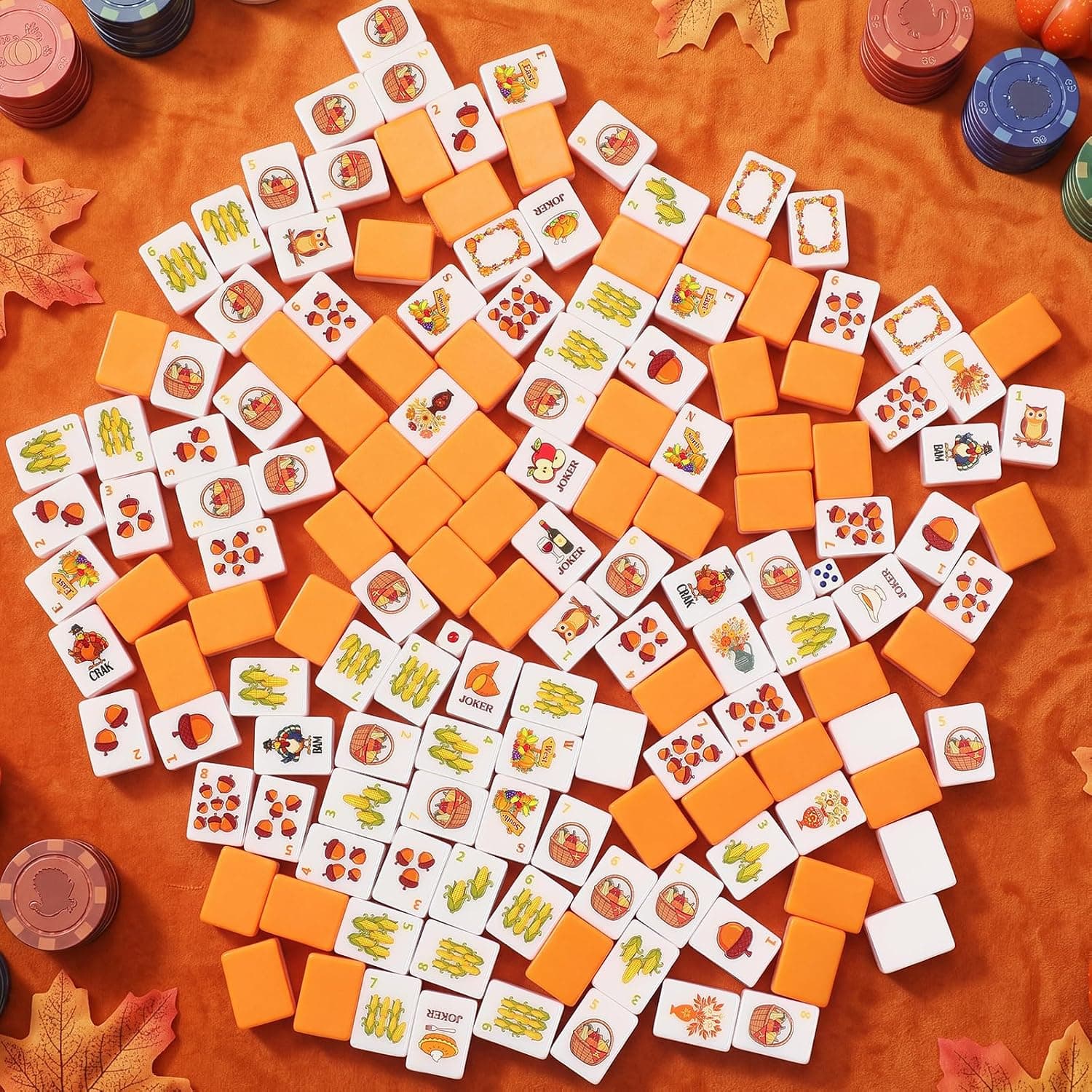 Thanksgiving Turkey Tile Set, additional view