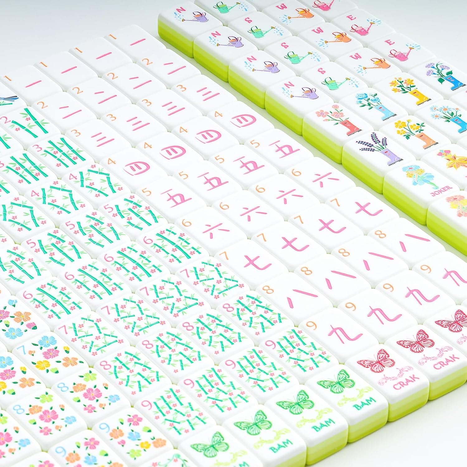 Spring Blooming Tile Set - Lime Green (4-layer), additional view