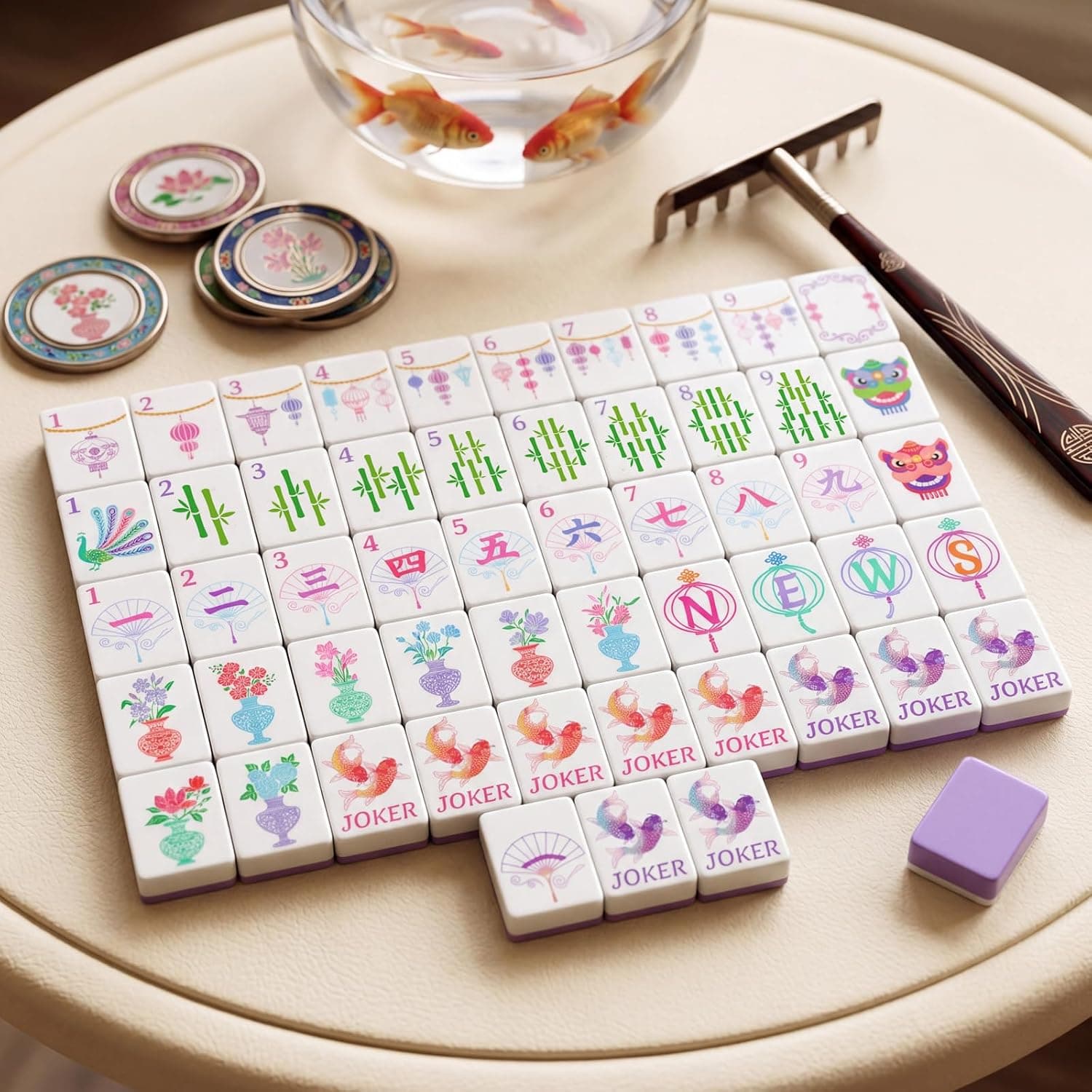 Simgoing Mahjong set, additional view