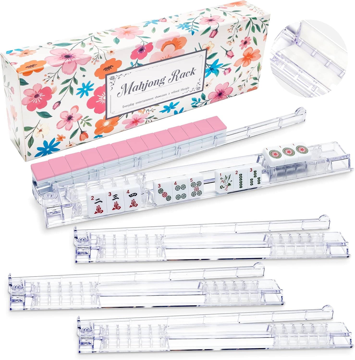 Anti-slip Mahjong rack set