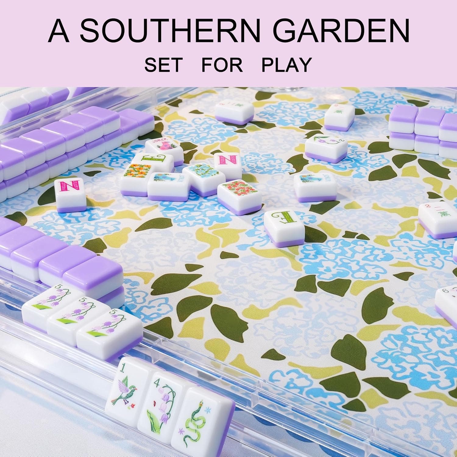 Charleston Garden Mahjong Tile Set, additional view