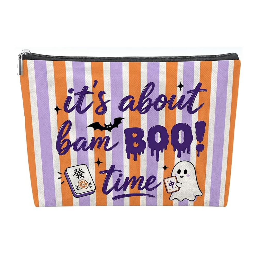 Halloween Mahjong Tile Bag - It's About Bam Boo Time