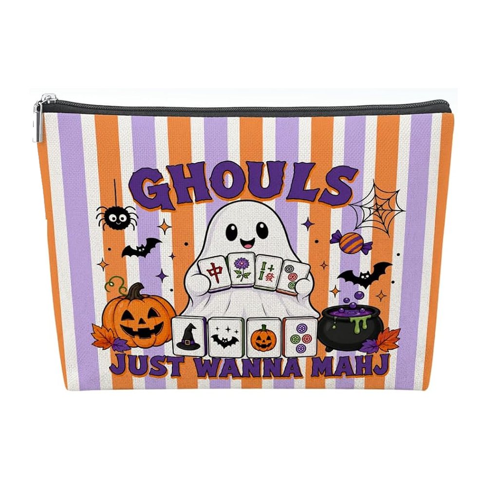 Halloween Mahjong Tile Bag - Ghouls Just Wanna Mahj